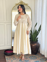 Classic Off-White Embroidered Festive Kurta