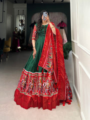 Women's Heavy Silk patola and Digital Print Gown