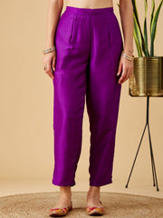 Women Embroidered Viscose Rayon Blend kurta set