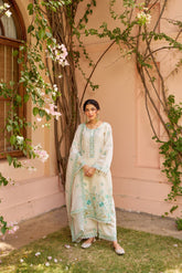 Ivory Garden – Embroidered Pastel Kurta Set
