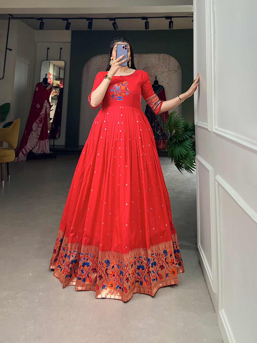 New Arrivals Women Wear Pethani Dress From Wedding And Festivals