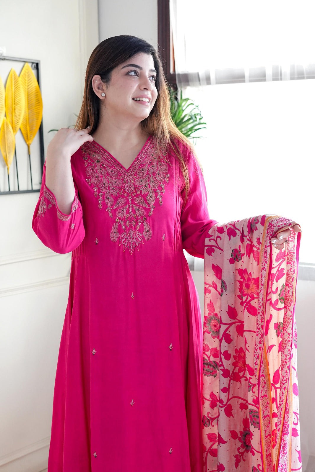 Women Embroidery A-Line Kurta Set