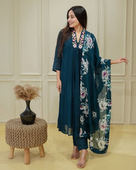 Indian Pakistani Salwar Suit Kurti Set Women Party Wear Top