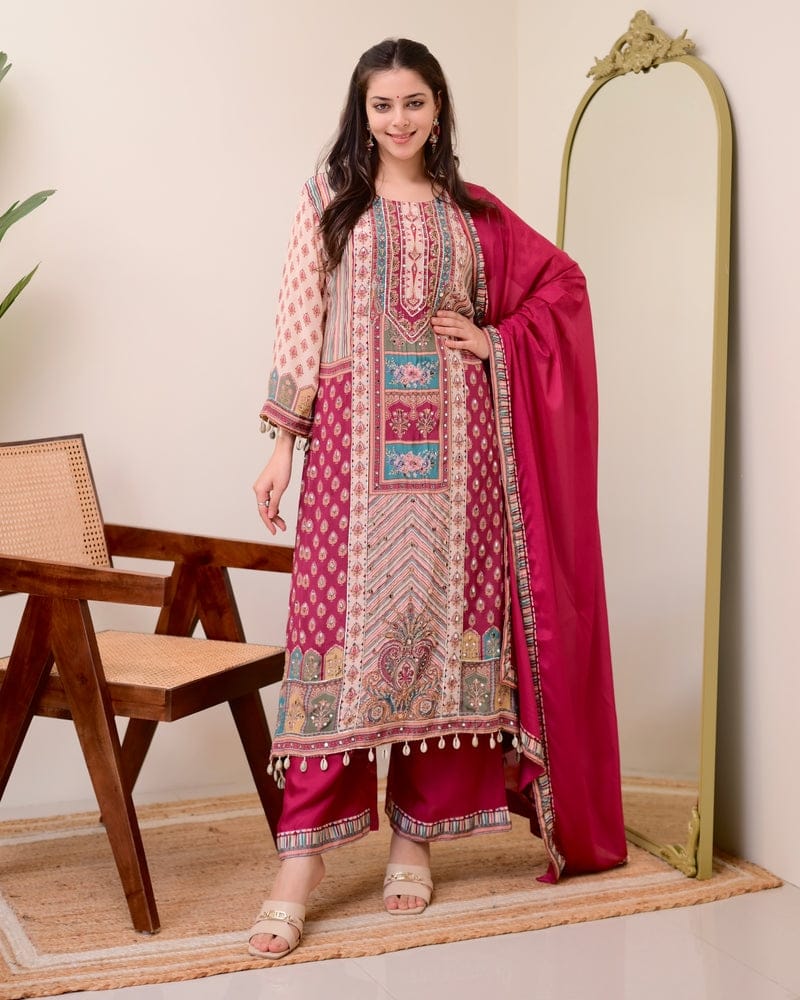 JASOOD FULL ANARKALI KODI  ROUND SET