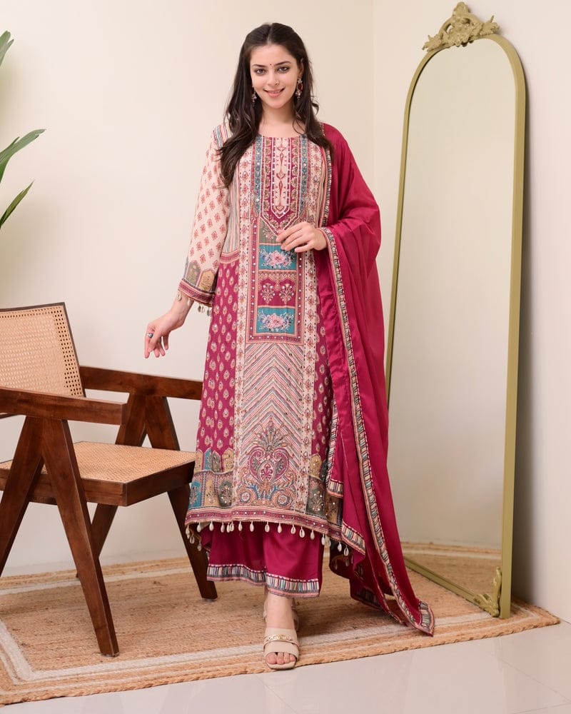 JASOOD FULL ANARKALI KODI  ROUND SET