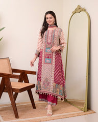 JASOOD FULL ANARKALI KODI  ROUND SET