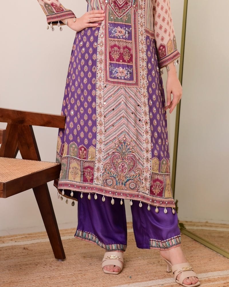 JASOOD FULL ANARKALI KODI  ROUND SET