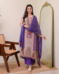 JASOOD FULL ANARKALI KODI  ROUND SET